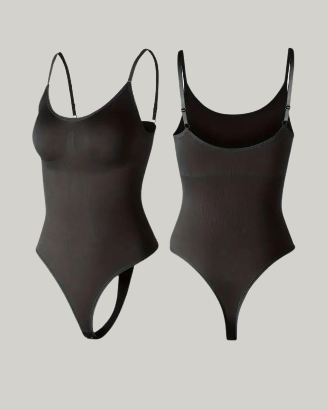 ReshapeIt Premium Tanga Bodysuit – Bauchkontrolle & Stark Formend (Schwarz)