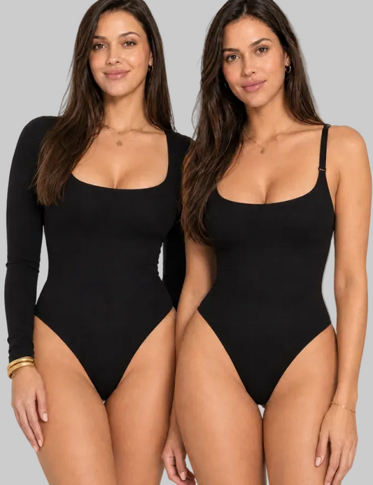 ReshapeIt™ Shapewear Body Damen 2er-Pack – Langarm & Kurzarm