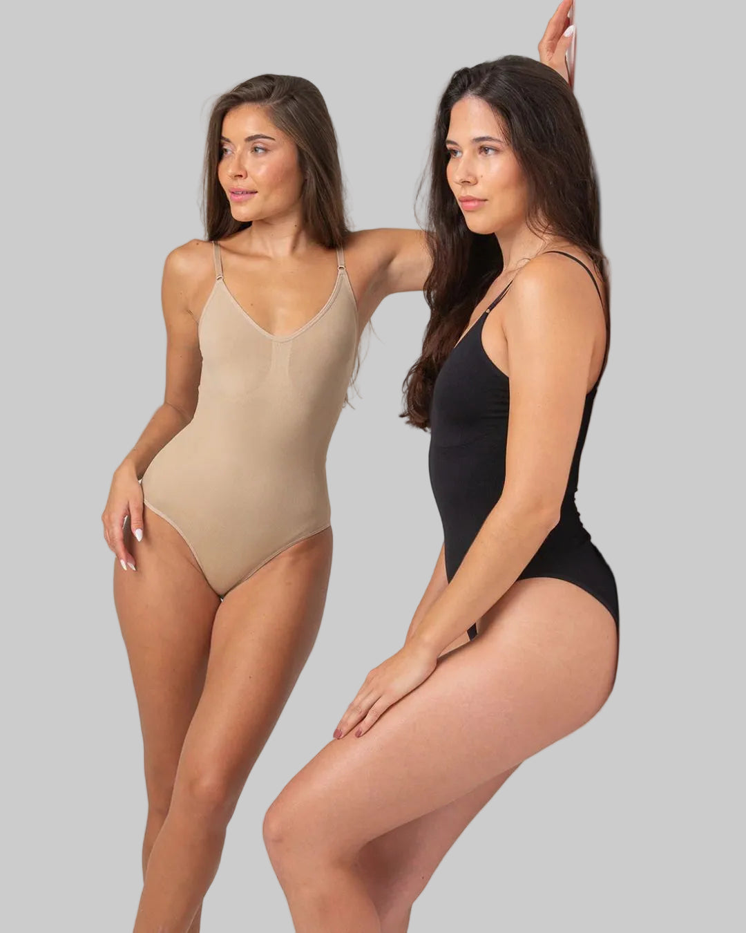 ReshapeIt™ Shapewear Bodysuit 2er-Pack – Schwarz & Beige | Figurformend & Bequem