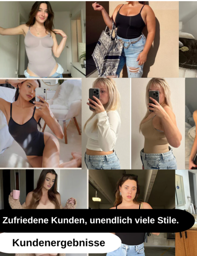 Kundinnenstimmen – Frauen mit ReshapeIt™ Shapewear Body ✅