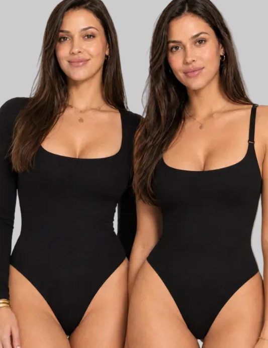 ReshapeIt™ Shapewear Body Damen 2er-Pack – Langarm & Kurzarm
