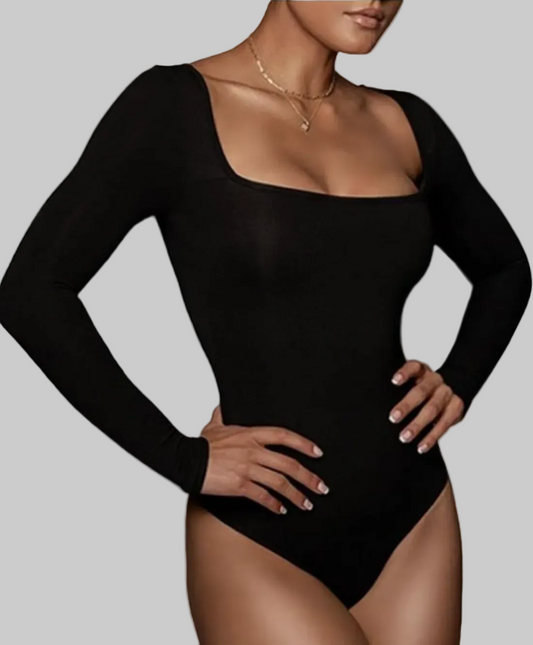 ReshapeIt™ Shapewear Body 2er-Pack Schwarz – Langarm + Kurz | Bauchweg & Figurformend | ReshapeIt™