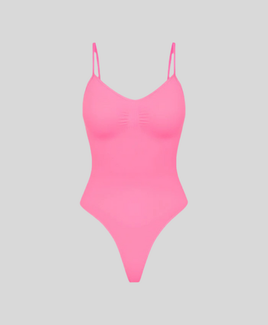 ReshapeIt™ Bodysuit Shapewear – Perfekte Passform für Taille und Bauch (Hot Pink)