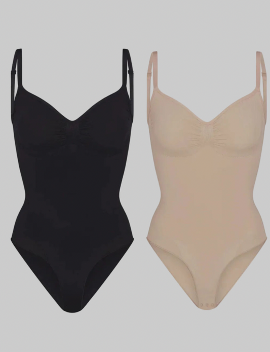 ReshapeIt™ Shapewear Damen 2er-Pack – Schwarz & Beige