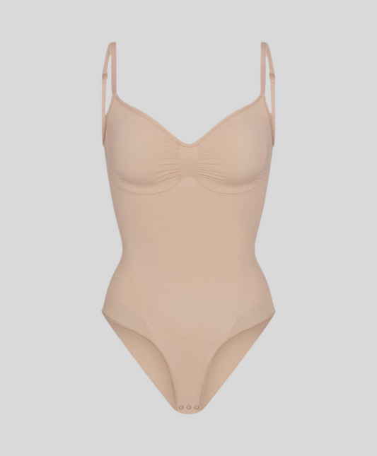 ReshapeIt™ Bodysuit Shapewear – Perfekte Passform für Taille und Bauch (Beige)