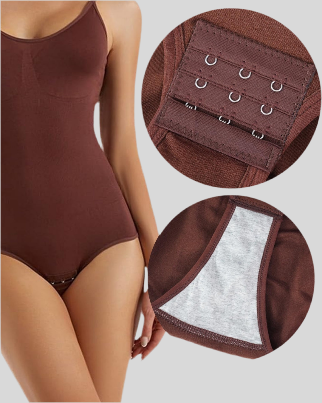 ReshapeIt Panty Bodysuit – Po-Lifting & Taillenformung (Braun)